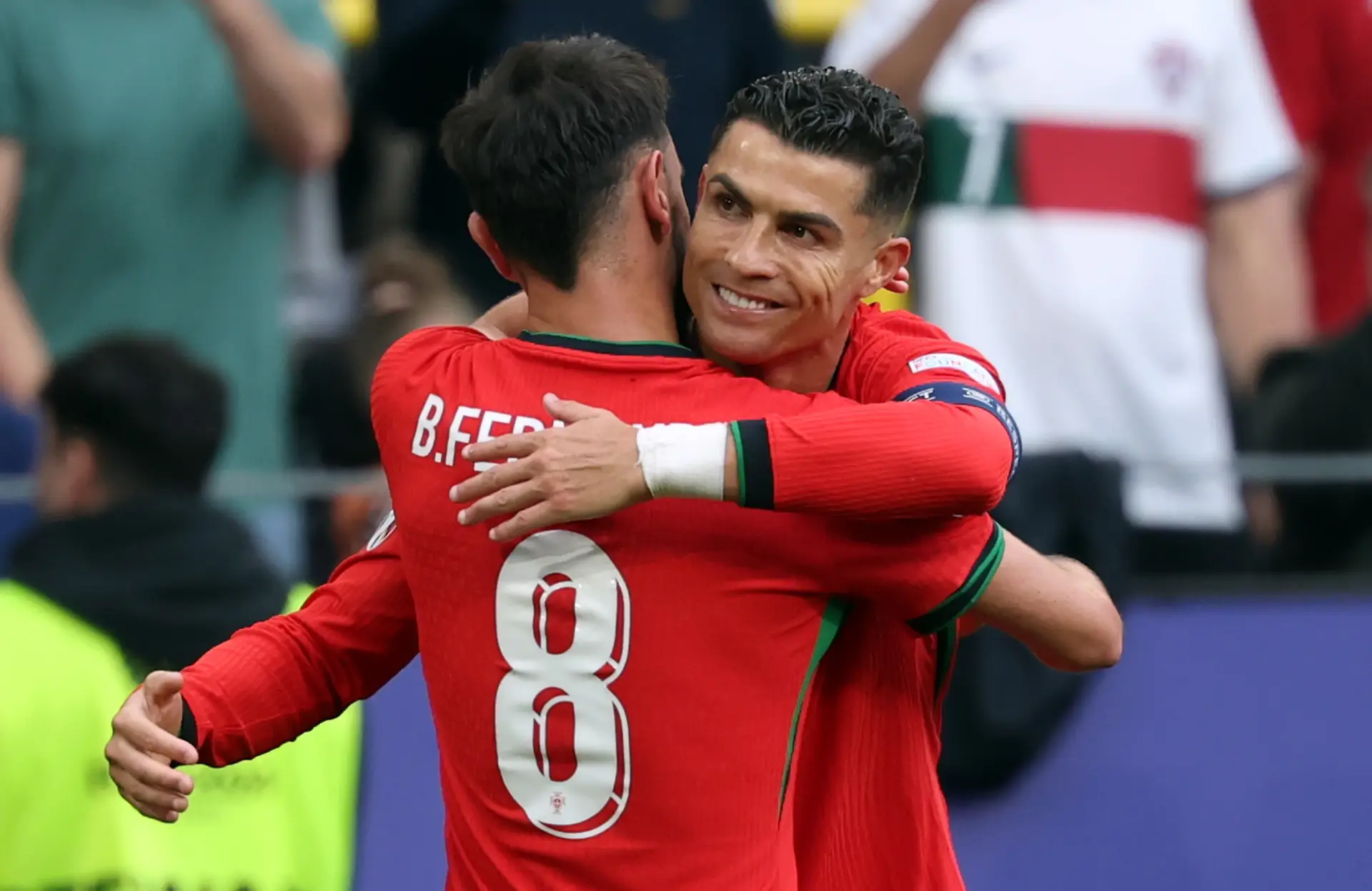 Bruno Fernandes And Cristiano Ronaldo