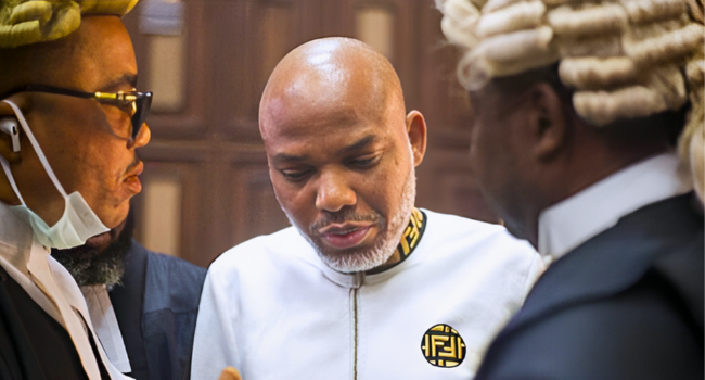 Nnamdi Kanu In Court