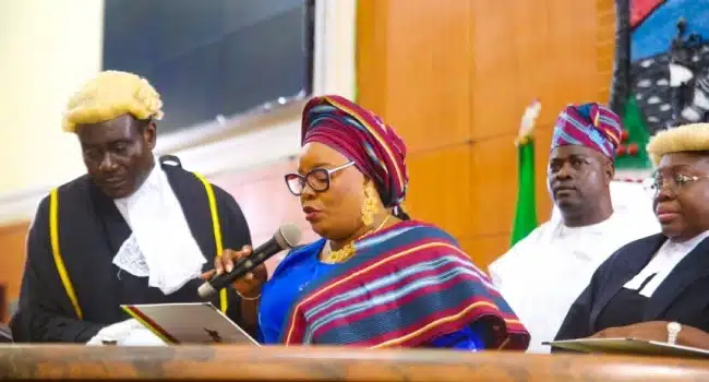 Mojisola Meranda Emerges As First Female Speaker Of Lagos Assembly